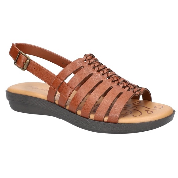 Easy Street Ziva Slingback Sandal Wide Size Brown-never used - Picture 1 of 12